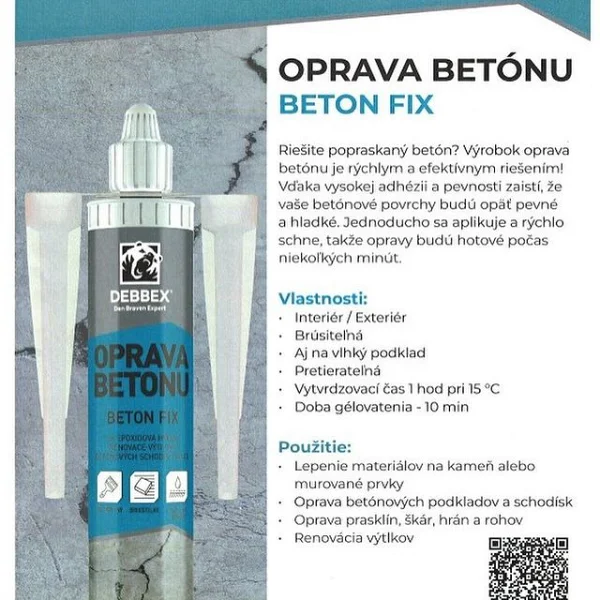 Oprava betónu — stavebná chémia